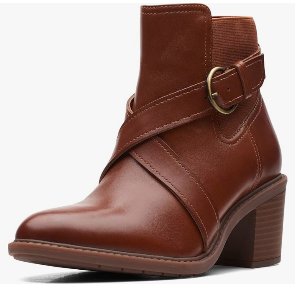 Clarks Scene strap booties